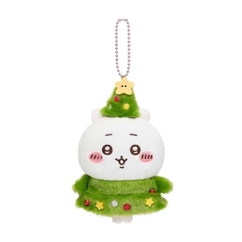 Japan ChiiKawa Merry Chrismas Edition | ChiiKawa Hachiware Usagi - Mini Plush Doll keychain KawaiiGiftLand