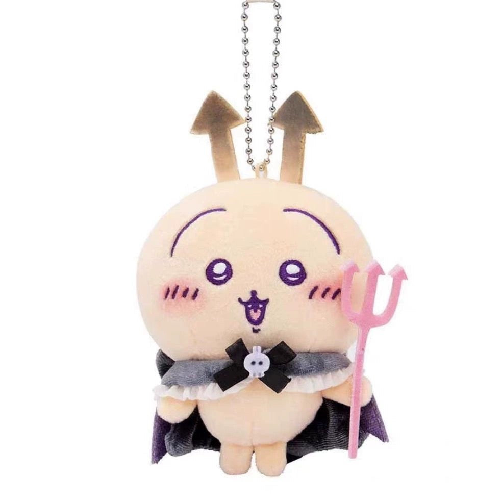Japan ChiiKawa Lolita & Gothic Angel Devil | ChiiKawa Hachiware Usagi Momonga Rakko Shisa Kurimanju - Mini Plush Doll keychain KawaiiGiftLand