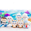 Japan ChiiKawa Aquarium Limited Keychain | Squid Otter Dolphin Penguin ChiiKawa Hachiware Usagi Momonga Kurimanju - Mini Plush Doll