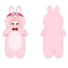 [Pre-Order] Japanese Anime Naruto Ninja Fan Work Version | Haruno Sakura in Animal Costume Cute Kawaii Cushion - Cute Kawaii Room Decoration Item