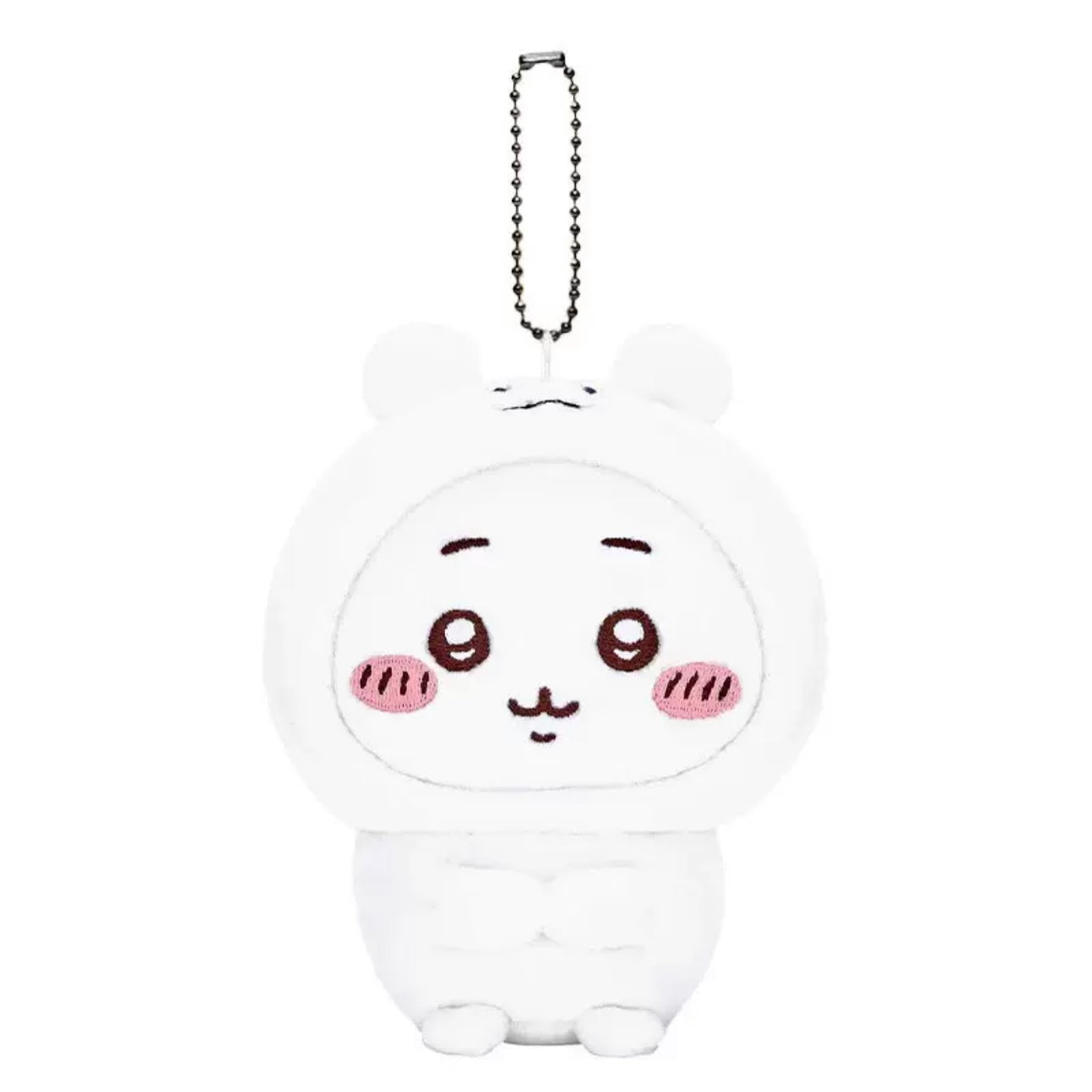 Japanese Cartoon ChiiKawa X Nagano White Bear Keychain | ChiiKawa Hachiware Usagi - Mini Plush Doll KawaiiGiftLand