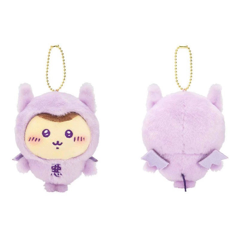 Japan ChiiKawa Angel Pink Devil Purple Keychain | ChiiKawa Hachiware Usagi Momonga Kurimanju Shisa - Mini Plush Doll KawaiiGiftLand