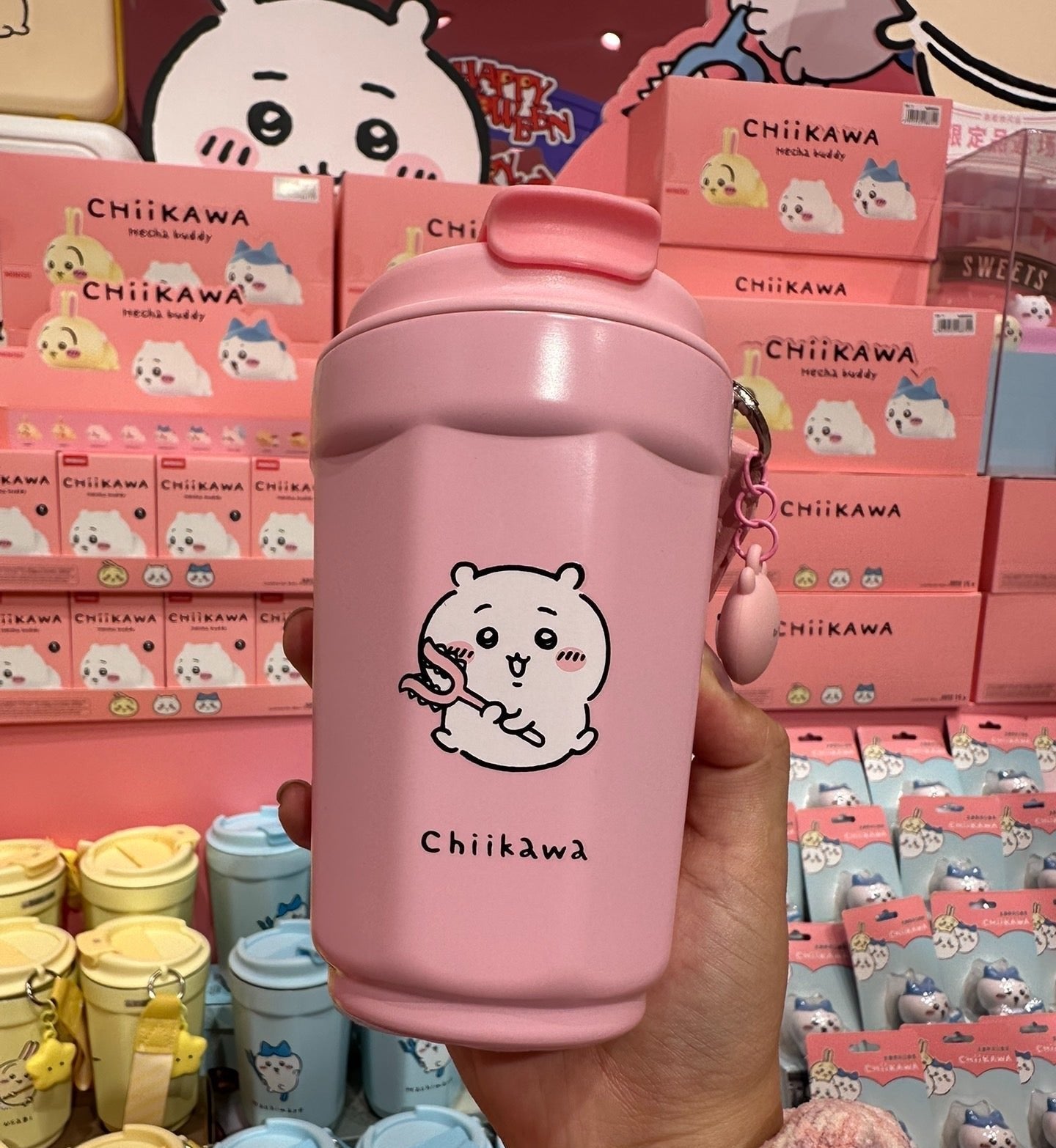 ChiiKawa X Miniso | ChiiKawa Hachiware Usagi Stainless Steel Coffee Mugs - Kawaii Items Cute Accessories KawaiiGiftLand