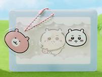 ChiiKawa X Miniso | ChiiKawa Hachiware Usagi with Props Acrylic Cardholder - Kawaii Items KawaiiGiftLand