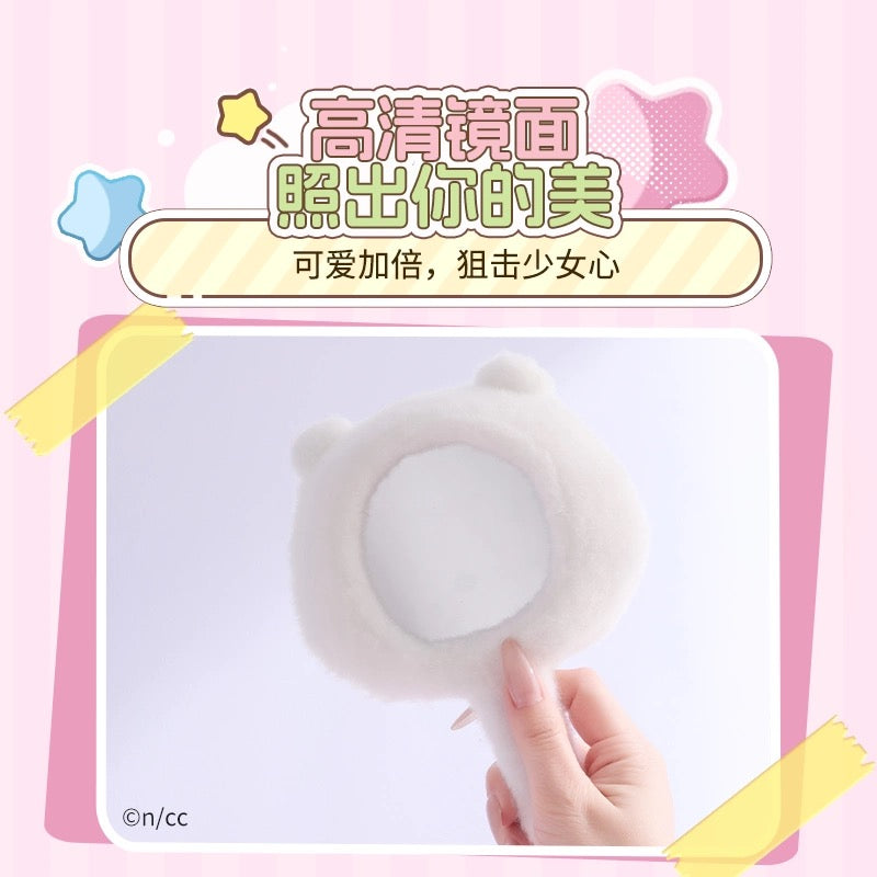 ChiiKawa X Miniso | ChiiKawa Hachiware Usagi Hand Plush Mirror - Kawaii Items KawaiiGiftLand
