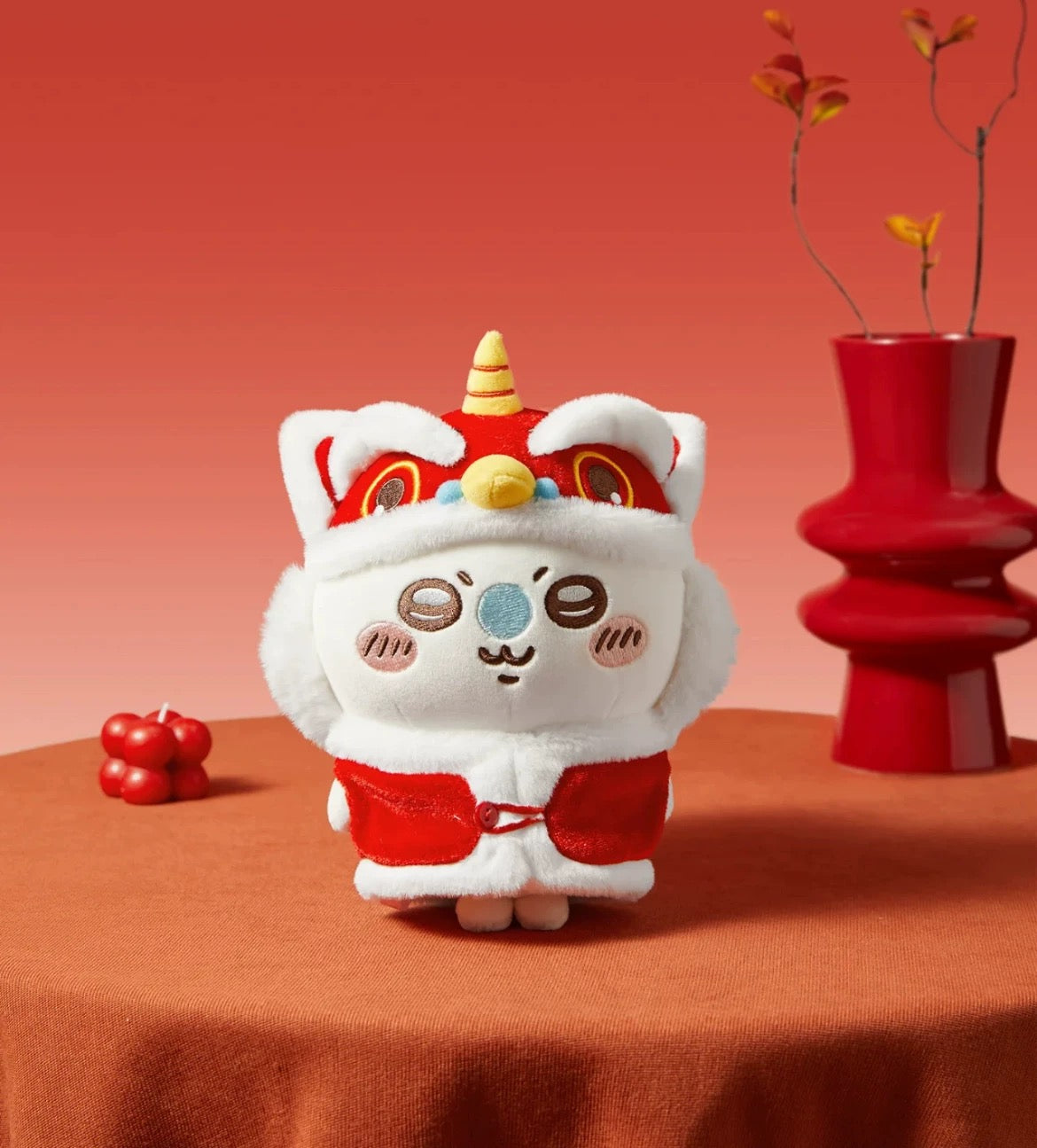 ChiiKawa X Miniso Chinese New Year Limited Series | ChiiKawa Hachiware Usagi Momonga Kurimanju Rakko Plush Doll Kawaii Items Room Decoration doll KawaiiGiftLand