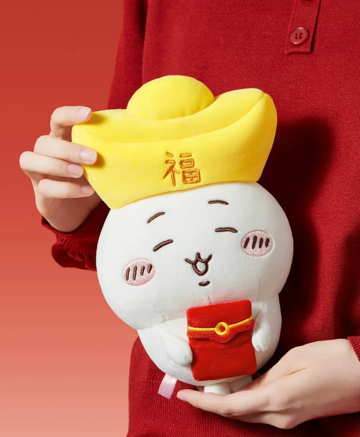ChiiKawa X Miniso Chinese New Year Limited Series | ChiiKawa Hachiware Usagi Momonga Kurimanju Rakko Plush Doll Kawaii Items Room Decoration doll KawaiiGiftLand