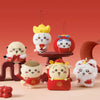 ChiiKawa X Miniso Chinese New Year Limited Series | ChiiKawa Hachiware Usagi Momonga Kurimanju Small Plush Doll Keychain - Kawaii Items Room Decoration doll
