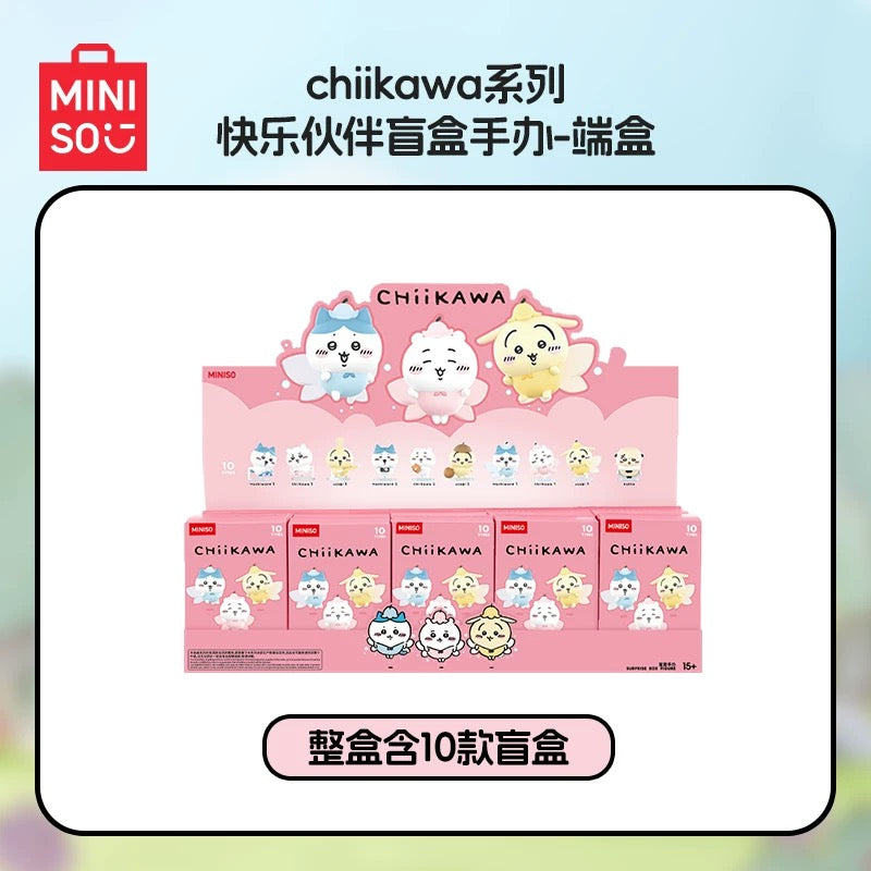 ChiiKawa X Miniso | ChiiKawa Hachiware Usagi Rakko Mystery Box Mini Figure - Kawaii Items