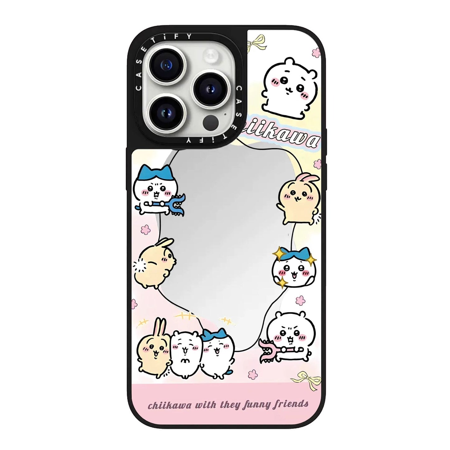 Japanese Cartoon ChiiKawa Mirror Phone Case | ChiiKawa Hachiware Usagi Medley Series 3 - iPhone Case 11 12 13 14 15 16 Pro Promax KawaiiGiftLand
