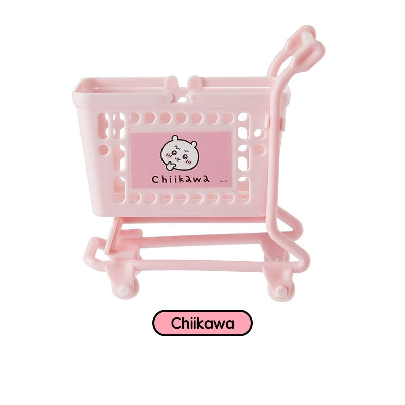 ChiiKawa X Miniso | ChiiKawa Hachiware Usagi Mini Shopping Car - Kawaii items Room Decoration KawaiiGiftLand