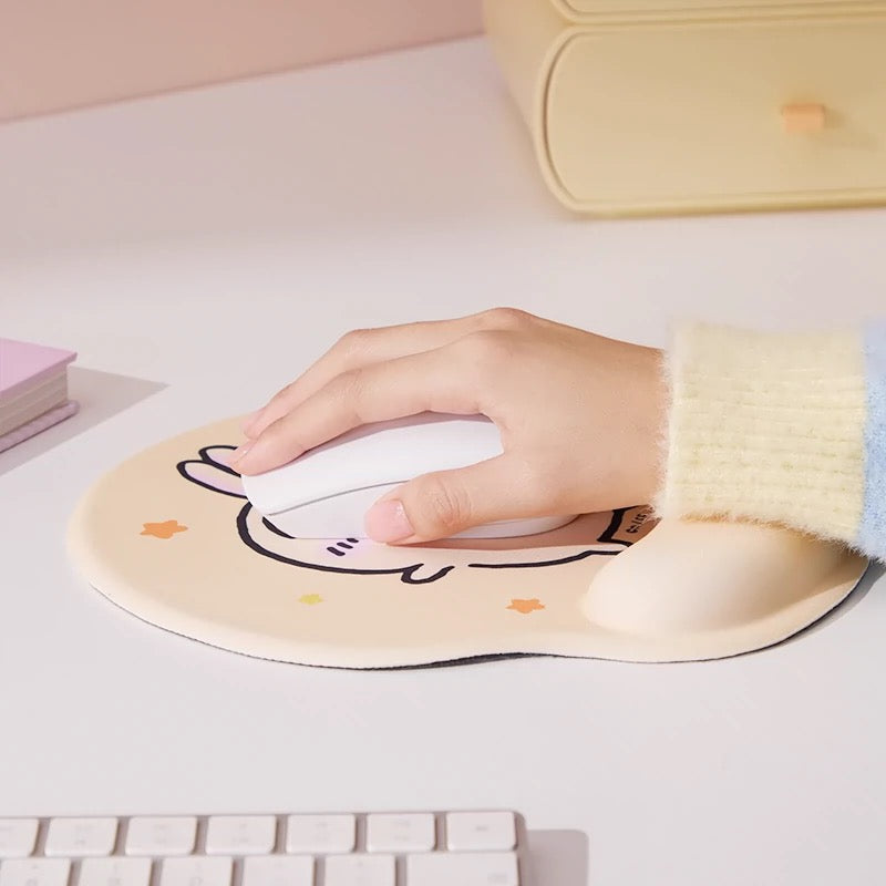 ChiiKawa X Miniso | ChiiKawa Hachiware Usagi Mouse Pad with Hand Pillow - Kawaii items Room Decoration KawaiiGiftLand