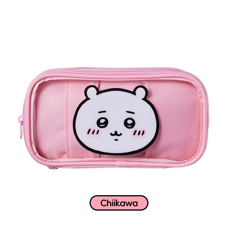 ChiiKawa X Miniso | ChiiKawa Hachiware Usagi Plastic Pencil Case Bag - Kawaii items Room Decoration KawaiiGiftLand