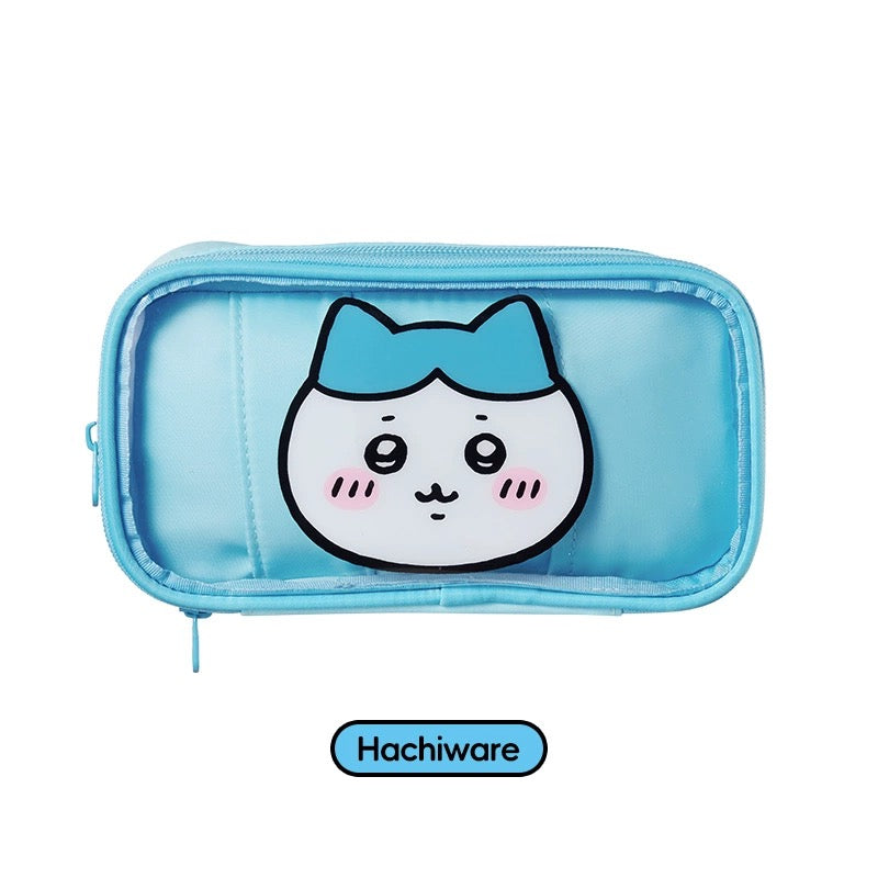 ChiiKawa X Miniso | ChiiKawa Hachiware Usagi Plastic Pencil Case Bag - Kawaii items Room Decoration KawaiiGiftLand
