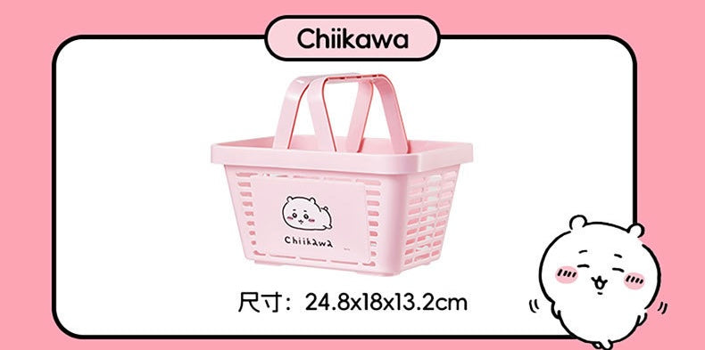 ChiiKawa X Miniso | ChiiKawa Hachiware Usagi Mini Basket - Kawaii items Room Decoration KawaiiGiftLand