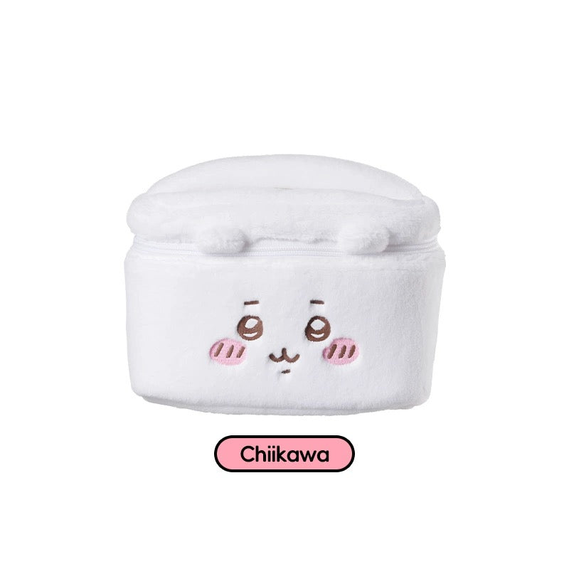ChiiKawa X Miniso | ChiiKawa Hachiware Usagi Plush Make Up Bag- Kawaii items Room Decoration KawaiiGiftLand