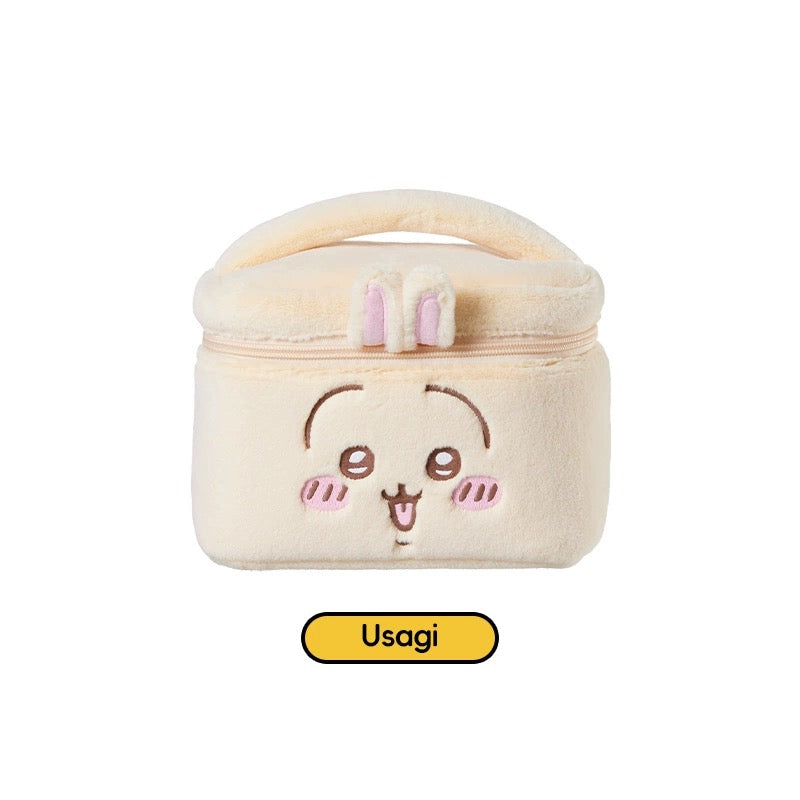 ChiiKawa X Miniso | ChiiKawa Hachiware Usagi Plush Make Up Bag- Kawaii items Room Decoration KawaiiGiftLand