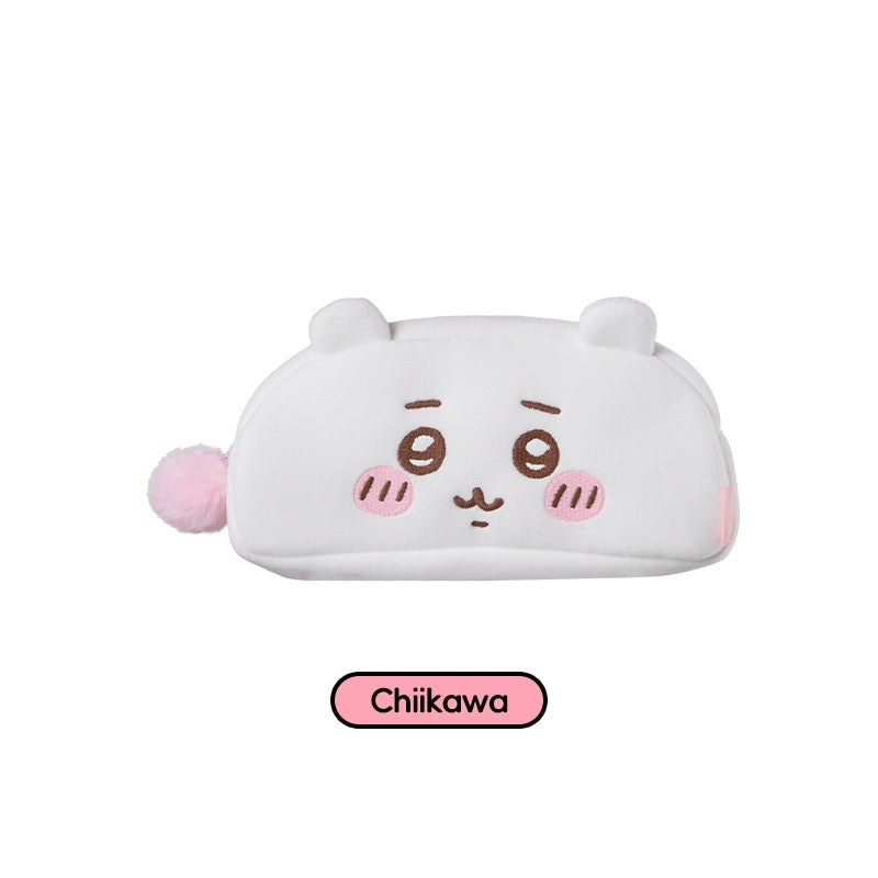ChiiKawa X Miniso | ChiiKawa Hachiware Usagi Plush Pencil Bag - Kawaii items Room Decoration KawaiiGiftLand