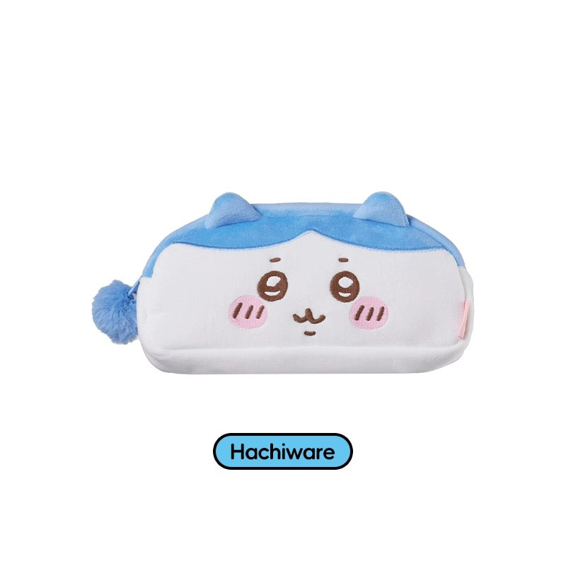 ChiiKawa X Miniso | ChiiKawa Hachiware Usagi Plush Pencil Bag - Kawaii items Room Decoration KawaiiGiftLand