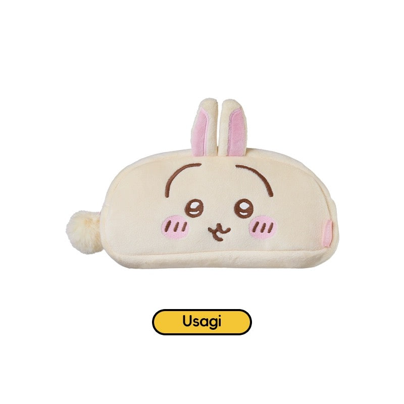 ChiiKawa X Miniso | ChiiKawa Hachiware Usagi Plush Pencil Bag - Kawaii items Room Decoration KawaiiGiftLand