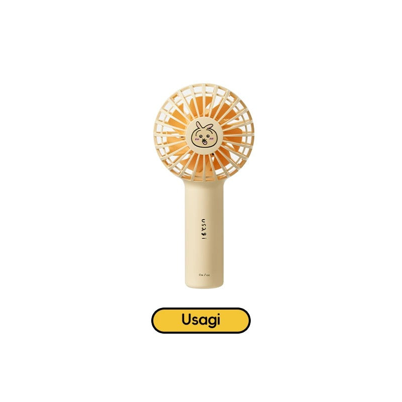 ChiiKawa X Miniso | ChiiKawa Hachiware Usagi Mini Fan - USB Handheld Fan Kawaii items Room Decoration doll KawaiiGiftLand