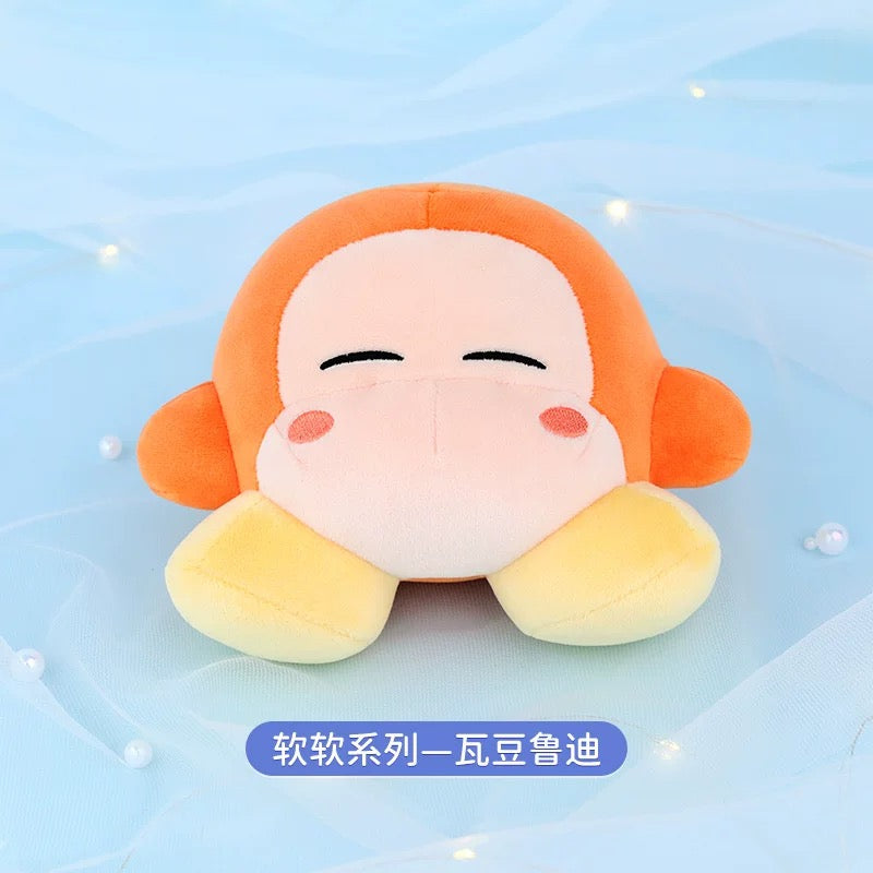 Kirby X Cute Studio | Kirby and Waddle Dee Super Soft Furry Series Plush Doll - Starkabi Poyo Kawaii items Room Decoration doll KawaiiGiftLand