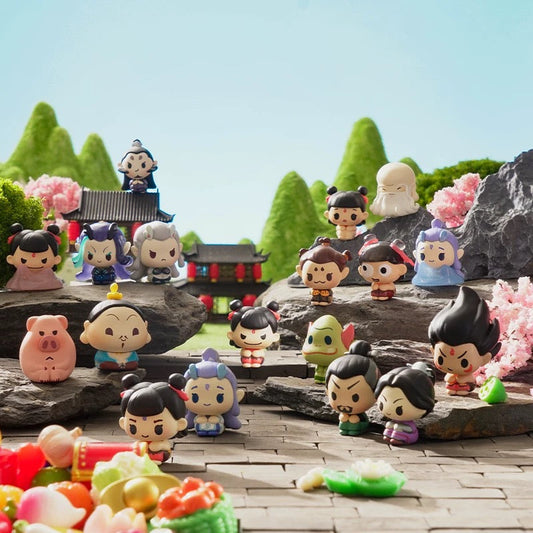 Miniso X Ne Zha | Ne Zha 2 Movie Cute Mini Figure Mystery Box - Kawaii Items Toy Collection Blind Box