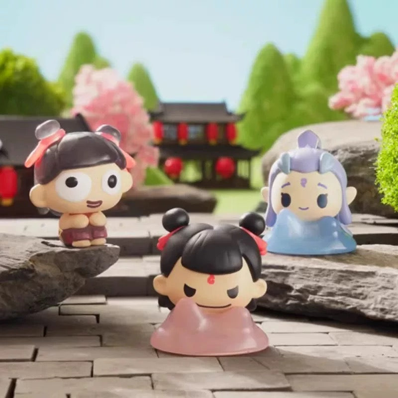 Miniso X Ne Zha | Ne Zha 2 Movie Cute Mini Figure Mystery Box - Kawaii Items Toy Collection Blind Box