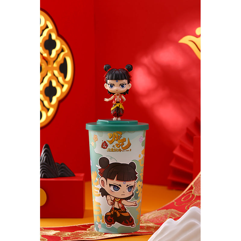 Miniso X Ne Zha | Ne Zha 2 Movie Cute Figure Topper Cup - Kawaii Items Toy Collection Home Decoration KawaiiGiftLand