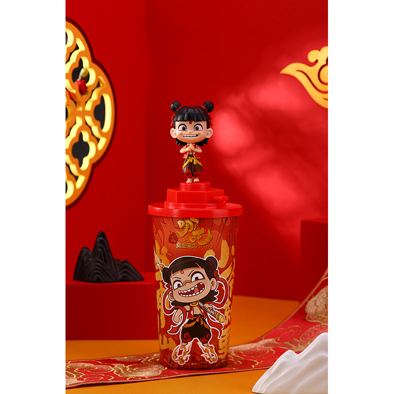 Miniso X Ne Zha | Ne Zha 2 Movie Cute Figure Topper Cup - Kawaii Items Toy Collection Home Decoration KawaiiGiftLand