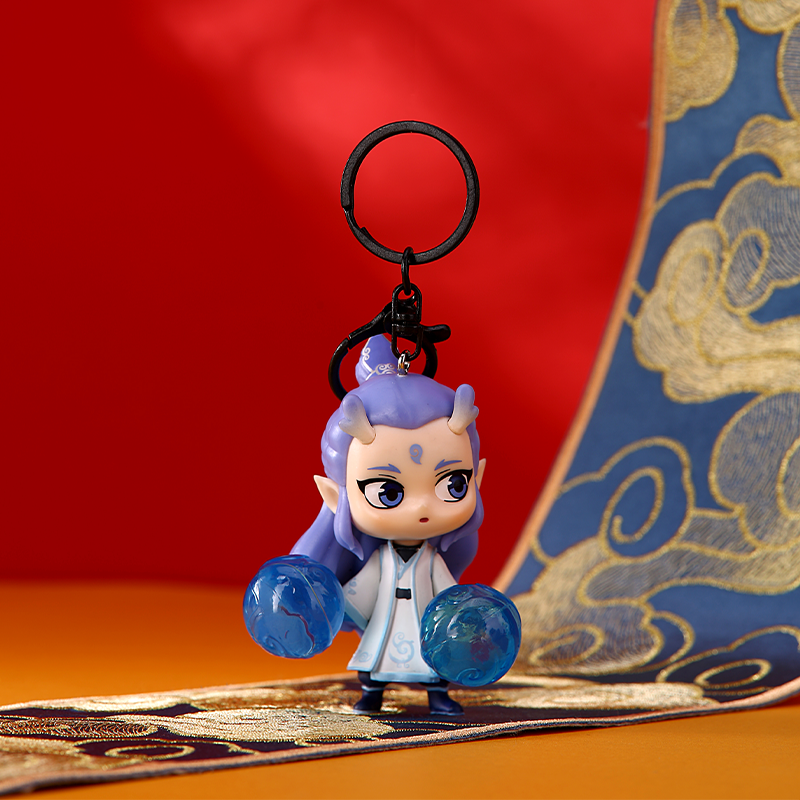 Miniso X Ne Zha | Ne Zha 2 Movie Cute Figure Keychain - Kawaii Items Toy Collection Home Decoration KawaiiGiftLand