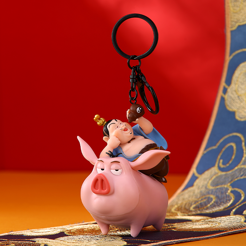 Miniso X Ne Zha | Ne Zha 2 Movie Cute Figure Keychain - Kawaii Items Toy Collection Home Decoration KawaiiGiftLand