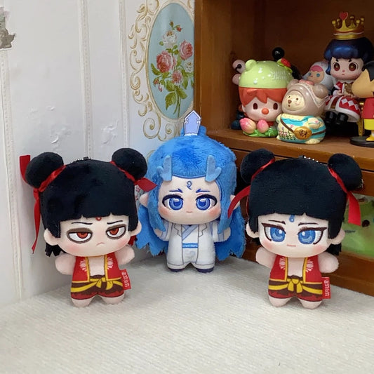 Ne Zha Plush Keychain | Ne Zha 2 Movie Cute Plush 10cm Doll - Kawaii Items Toy Collection Home Decoration