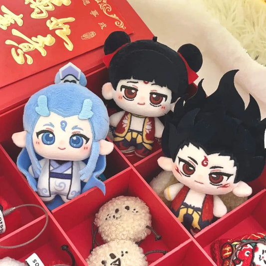Ne Zha Cotton Doll | Ne Zha 2 Movie Cute Plush 10cm Doll - Kawaii Items Toy Collection Home Decoration