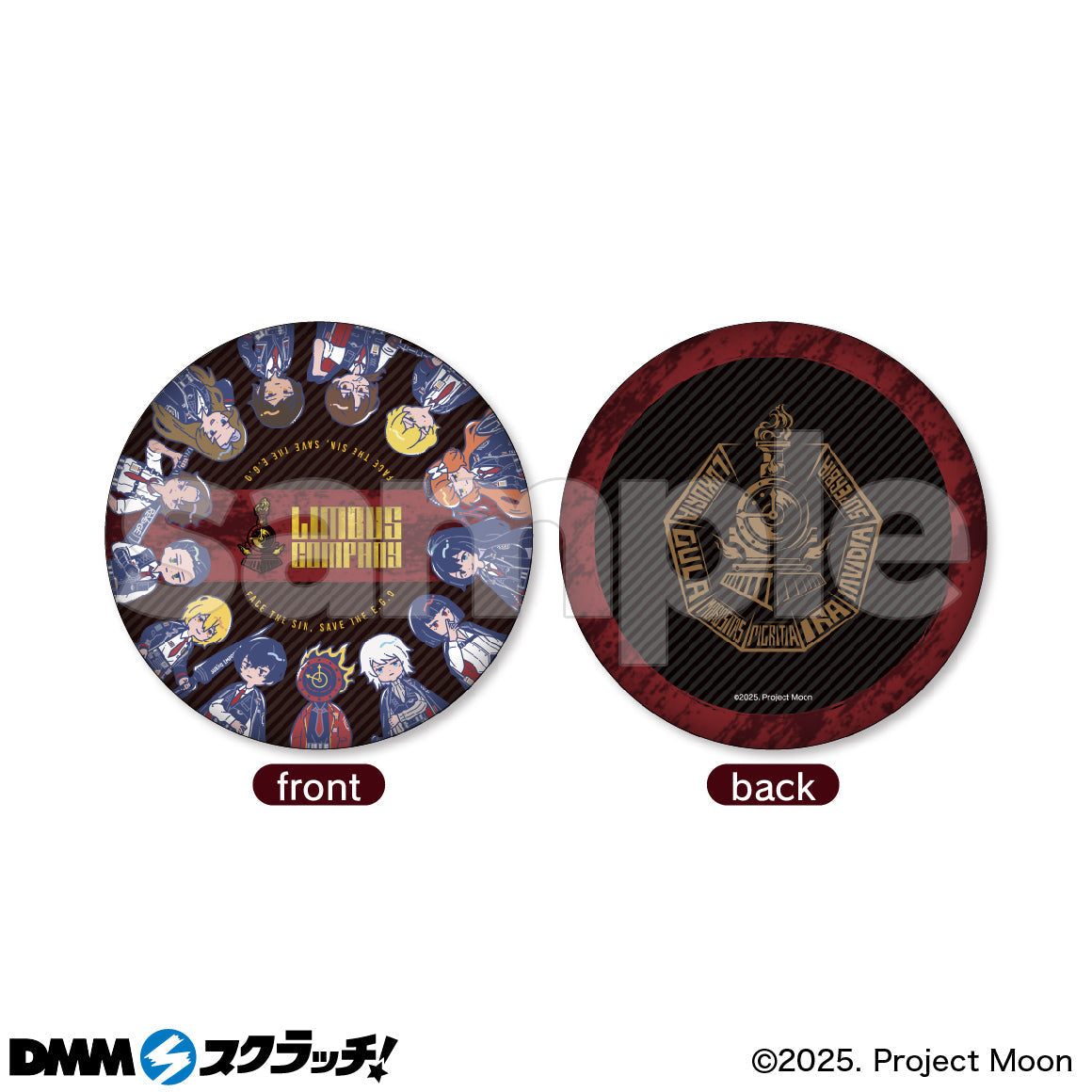 Limbus Company X DMM | Limbus Company Ichiban Kuji Lucky Draw Cute Icon Badge Acrylic Stand Cushion Clock - Kawaii Items Room Decoration Project Moon Game KawaiiGiftLand