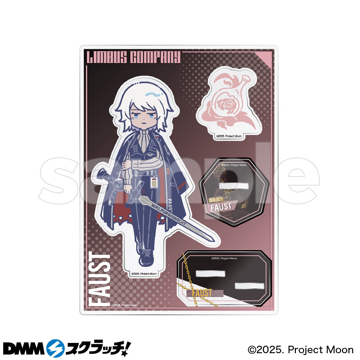 Limbus Company X DMM | Limbus Company Ichiban Kuji Lucky Draw Cute Icon Badge Acrylic Stand Cushion Clock - Kawaii Items Room Decoration Project Moon Game KawaiiGiftLand