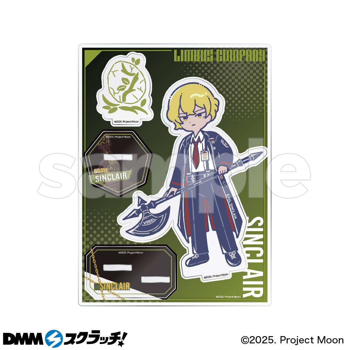 Limbus Company X DMM | Limbus Company Ichiban Kuji Lucky Draw Cute Icon Badge Acrylic Stand Cushion Clock - Kawaii Items Room Decoration Project Moon Game KawaiiGiftLand