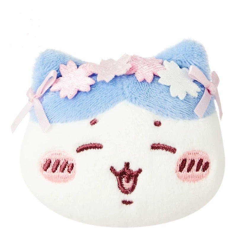 ChiiKawa X Miniso Sakura Limited Series | Chiikawa Hachiware Usagi Momonga Kurimanju Rakko - Plush Pin Cotton Badge Kawaii Items KawaiiGiftLand