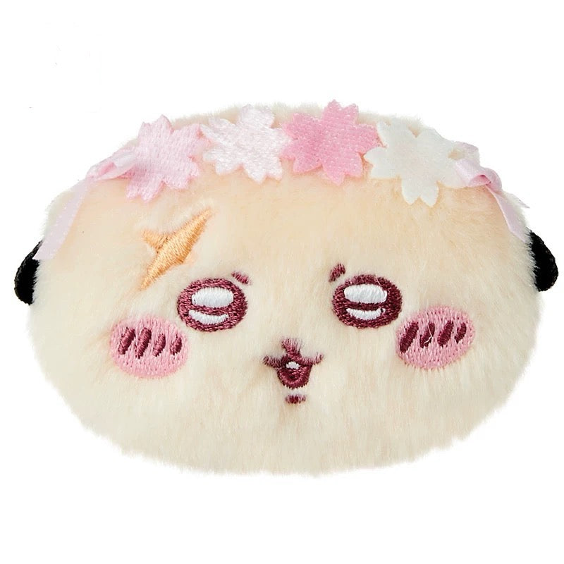 ChiiKawa X Miniso Sakura Limited Series | Chiikawa Hachiware Usagi Momonga Kurimanju Rakko - Plush Pin Cotton Badge Kawaii Items KawaiiGiftLand