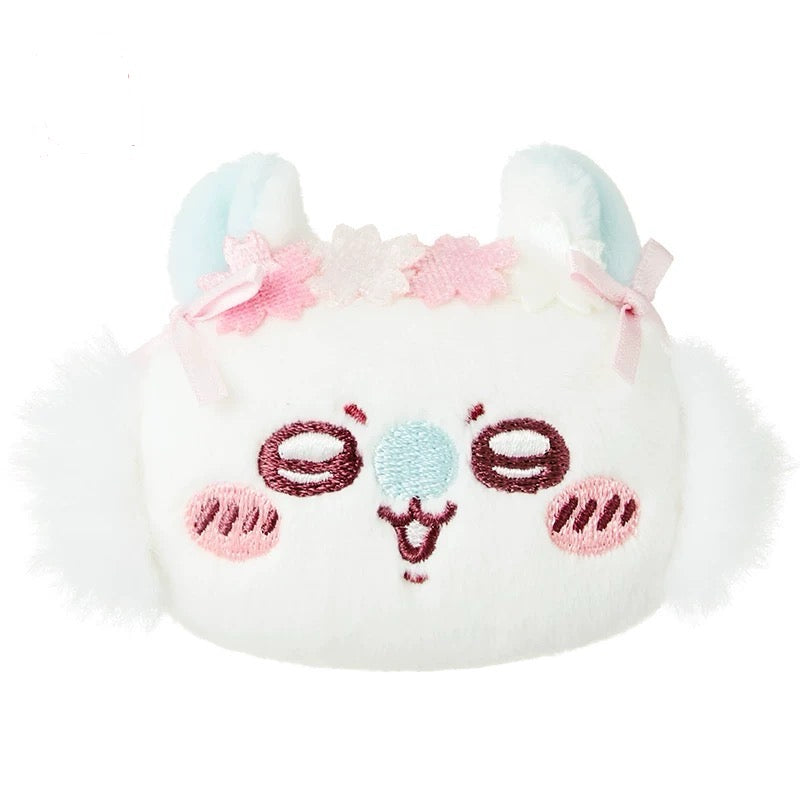 ChiiKawa X Miniso Sakura Limited Series | Chiikawa Hachiware Usagi Momonga Kurimanju Rakko - Plush Pin Cotton Badge Kawaii Items KawaiiGiftLand