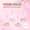 ChiiKawa X Miniso Sakura Limited Series | ChiiKawa Hachiware Usagi Momonga Sakura Quicksand Acrylic Keychain - Kawaii Items