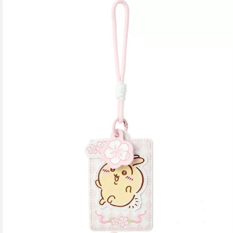 ChiiKawa X Miniso Sakura Limited Series | ChiiKawa Hachiware Usagi Momonga Sakura Cardholder - Kawaii Items Room Decoration Item KawaiiGiftLand