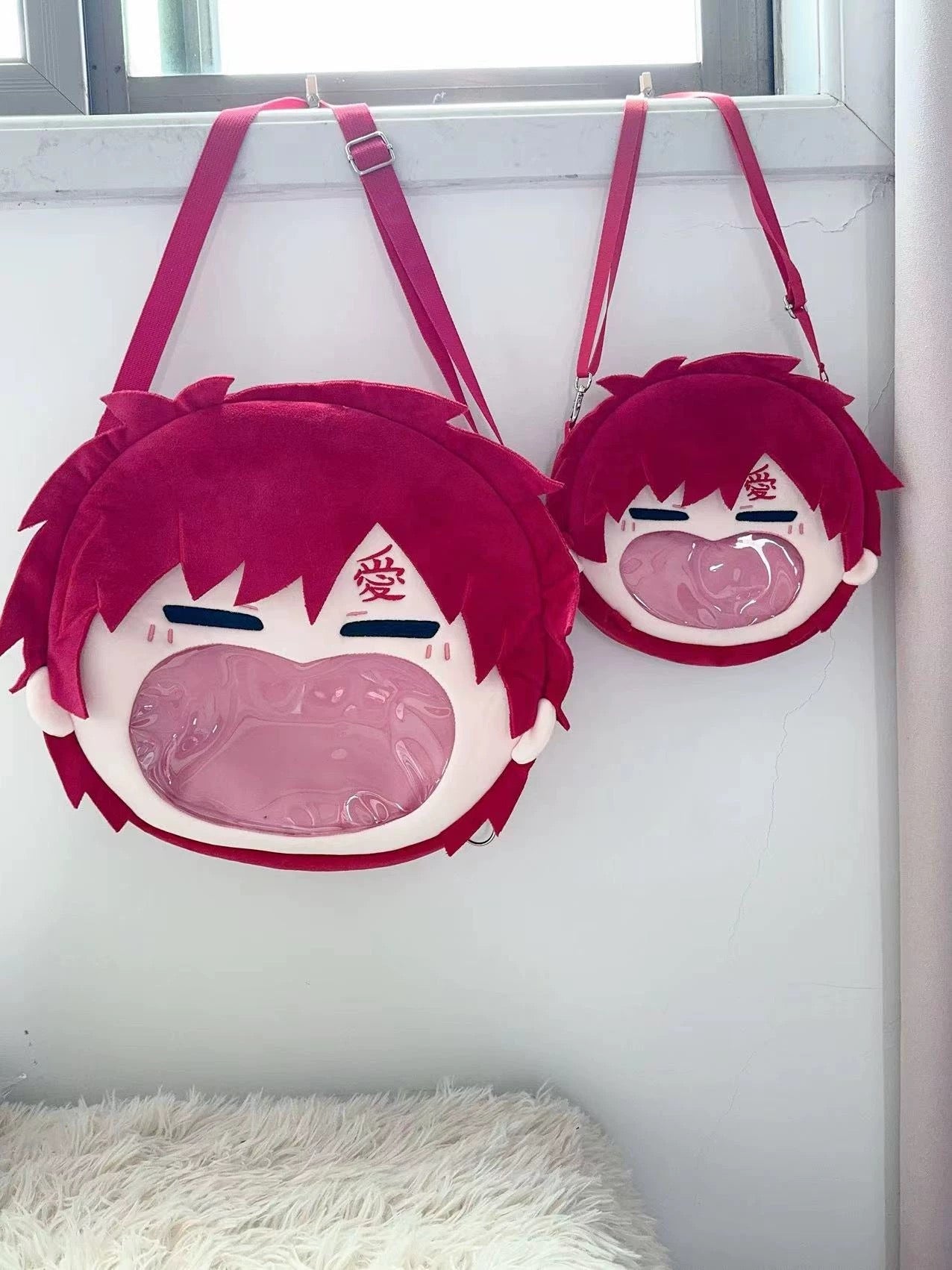 Japanese Anime Naruto Ninja | Gaara Deidara Minato Cute Icon Itabag Backpack and Crossbody Bag - Cute Kawaii Item - KawaiiGiftLand