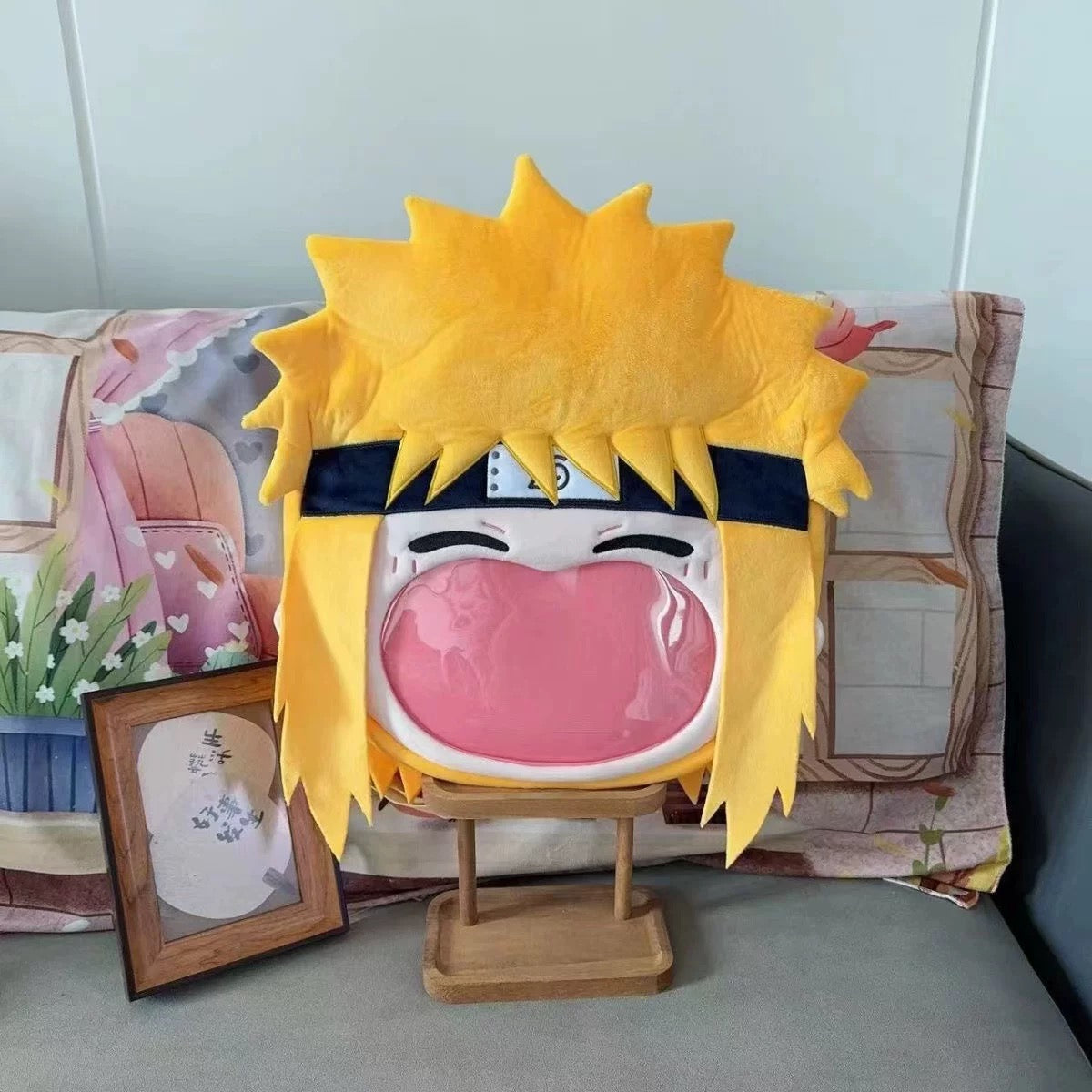 Japanese Anime Naruto Ninja | Gaara Deidara Minato Cute Icon Itabag Backpack and Crossbody Bag - Cute Kawaii Item - KawaiiGiftLand