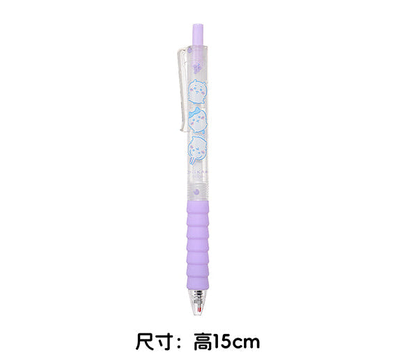 치이카와 × 미니소 과일 시장 시리즈 | 치이카와·하치와레·우사기 과일 디자인 캐릭터 젤펜 세트 - 귀여운 소품·방 장식