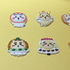 [Pre-order] ChiiKawa ChiiKawa Days Shanghai Limited Series Blind Box | ChiiKawa Hachiware Usagi Momonga Kurimanju Rakko Shisa Crab in Different Food Costume Cute Fridge Magnet Blind Box - Kawaii items Room Decoration