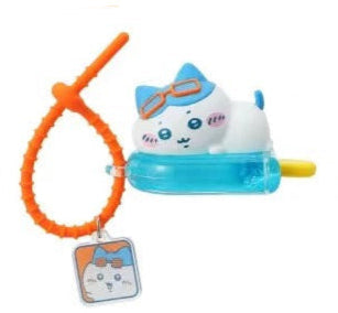 ChiiKawa X Miniso Hot Summer Series | ChiiKawa Hachiware Usagi Lay On Popsicles Cute Plastic Doll Quicksand Keychain - Kawaii Items Room Decoration Doll