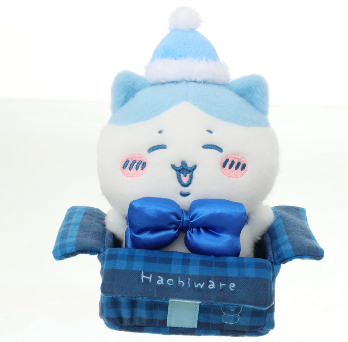 ChiiKawa X Miniso White Christmas Series | ChiiKawa Hachiware Usagi in Christmas Box Plush Doll - Kawaii Items Room Decoration doll