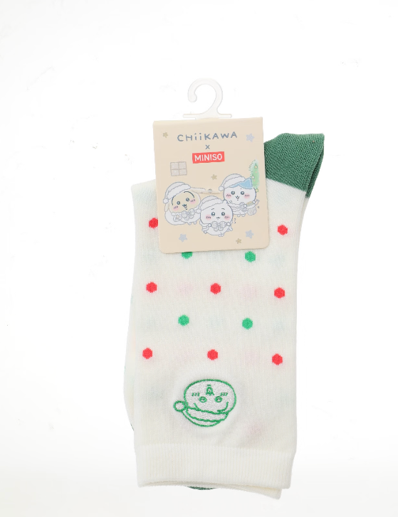 ChiiKawa X Miniso White Christmas Series | ChiiKawa Hachiware Usagi Cute Icon Socks - Kawaii Items Room Decoration