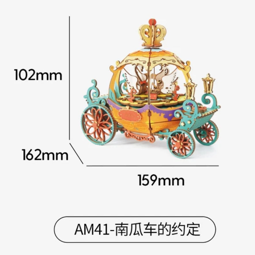 Craft Kits Wooden Music Box | Magic Fantasy Fairy Tale - DIY Handmade Mini World Miniature Gift